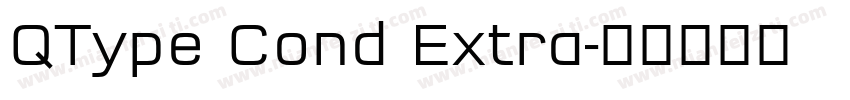 QType Cond Extra字体转换
